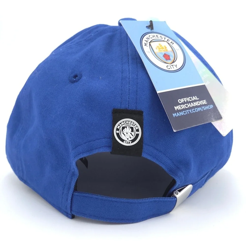 Manchester City FC Hat Blue Adjustable Soccer Dad Cap Cotton OSFM Fan Ink NEW